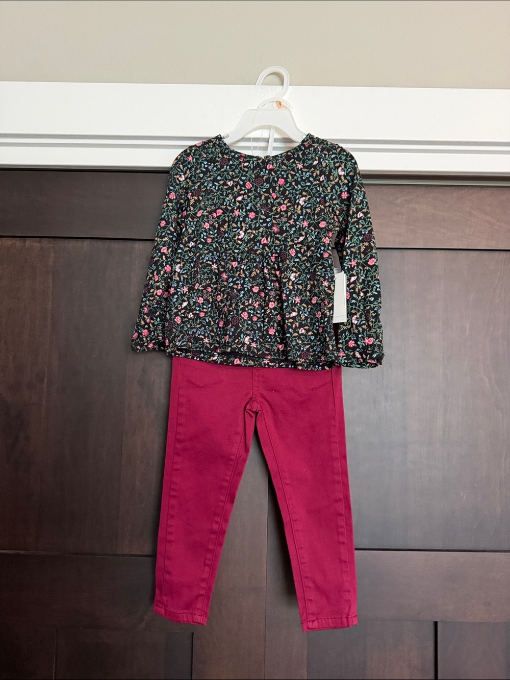 AG Kids 2 pc set Fall Floral pants and long sleeve top size 2T